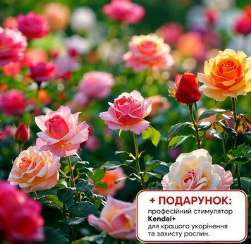 Мікс 8 шт. чайно-гібридних троянд + Біостимулятор у подарунок 8880060 фото